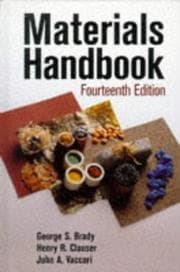 Tapa de Materials handbook : an encyclopedia for managers, technical professionals, purchasing and production managers, technicians, and supervisors