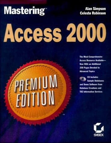 Tapa de Mastering Access 2000