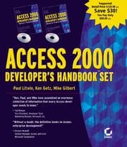 Tapa de Access 2000 Developer's Handbook Set