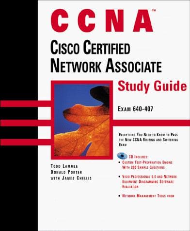 Tapa de CCNA Cisco certified network associate study guide