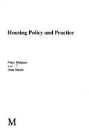 Tapa de Housing policy and practice