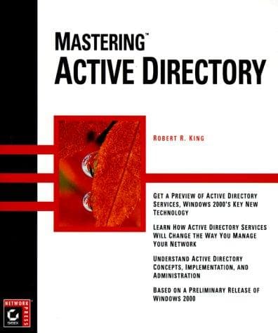 Tapa de Mastering Active Directory (Mastering)