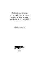 Tapa de Redes productivas en la industria acerera