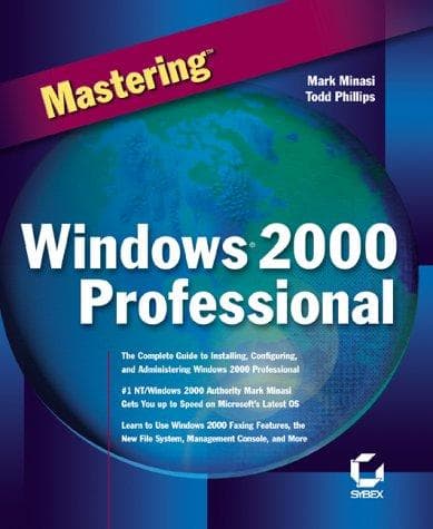 Tapa de Mastering Windows 2000 Professional (Mastering)