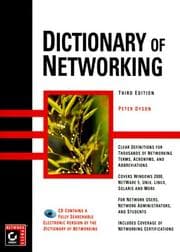 Tapa de Dictionary of Networking