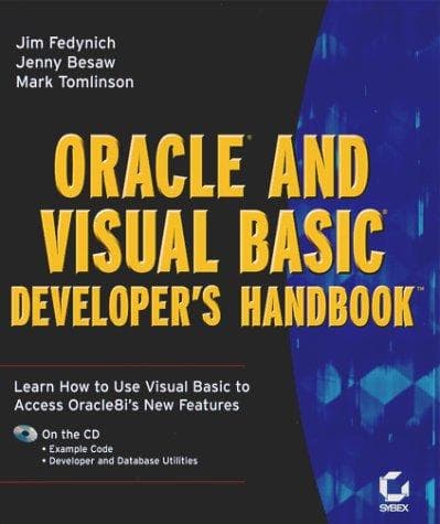 Tapa de Oracle and Visual Basic developer's handbook