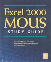 Tapa de Excel 2000 MOUS study guide