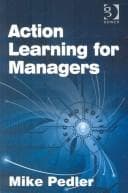 Tapa de Action learning for managers