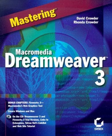 Tapa de Mastering Macromedia Dreamweaver 3