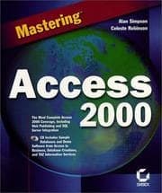 Tapa de Mastering Access 2000