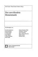 Tapa de Der unvollendete Binnenmarkt