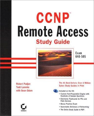 Tapa de CCNP Remote Access Study Guide Exam 640-505