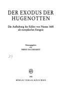 Tapa de Der Exodus Der Hugenotten