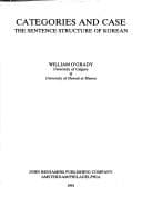 Tapa de Categories and case