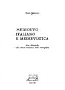 Tapa de Medioevo italiano e medievistica