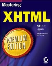 Tapa de Mastering XHTML