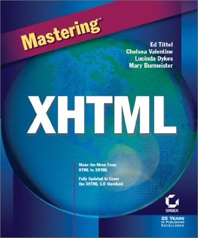 Tapa de Mastering XHTML
