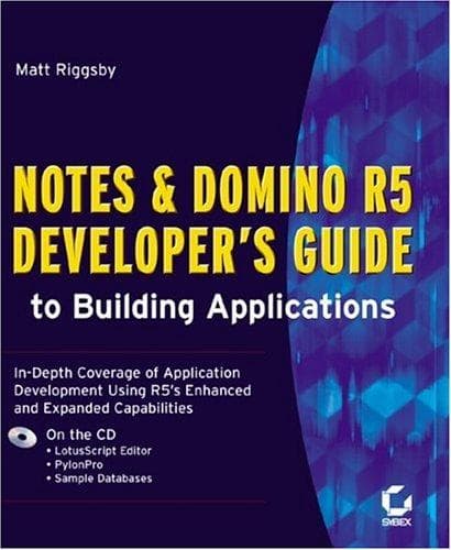Tapa de Notes and Domino R5 developer's guide to building applications