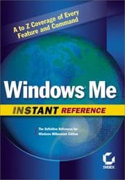 Tapa de Windows Me Instant Reference (Sybex Instant Reference Series)