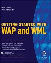 Tapa de Getting started with WAP and WML