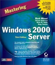 Tapa de Mastering Windows 2000 server