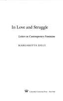 Tapa de In Love and Struggle