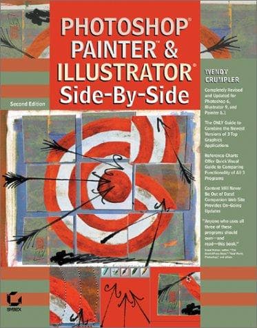 Tapa de Photoshop, Painter, and Illustrator Side-by-Side