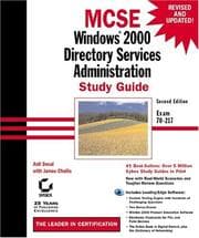 Tapa de MCSE Windows 2000 directory services administration