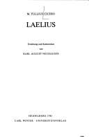 Tapa de M. Tullius Cicero, Laelius