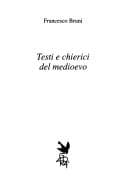 Tapa de Testi e chierici del medioevo