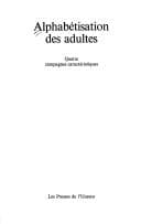 Tapa de Alphabétisation des adultes