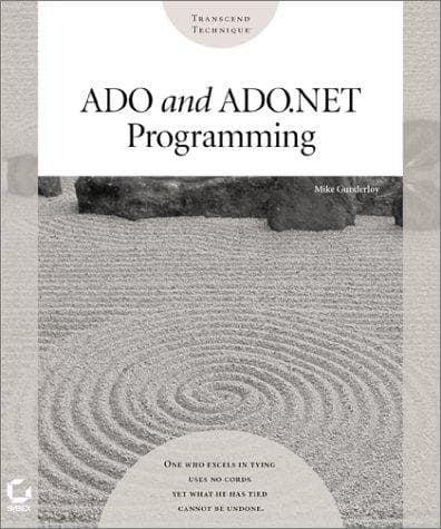 Tapa de ADO and ADO.NET Programming
