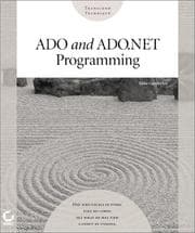 Tapa de ADO and ADO.NET Programming