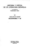 Tapa de Modernismo y 98