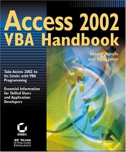 Tapa de Access 2000 VBA handbook