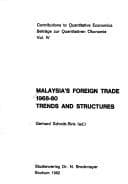 Tapa de Malaysia's foreign trade, 1968-1980
