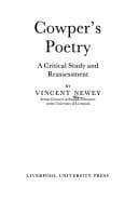 Tapa de Cowper's poetry