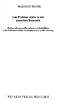 Tapa de Das Problem "Zeit" in der deutschen Romantik