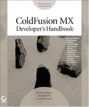 Tapa de ColdFusion MX developer's handbook