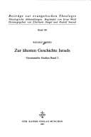 Tapa de Zur ältesten Geschichte Israels