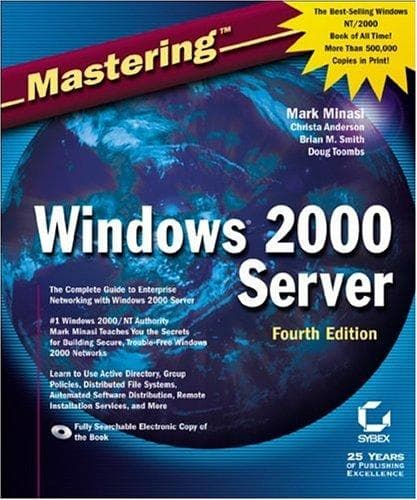 Tapa de Mastering Windows 2000 Server