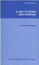 Tapa de In der Freiheit des Geistes
