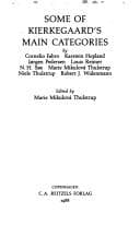 Tapa de Some of Kierkegaard's main categories