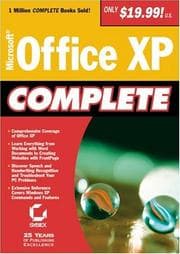 Tapa de Microsoft Office XP complete