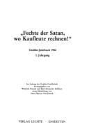 Tapa de "Fechte der Satan, wo Kaufleute rechnen!"