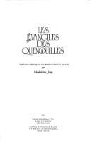 Tapa de Les ©♭vangiles des quenouilles