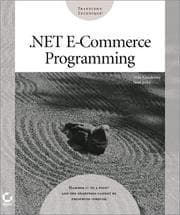 Tapa de .Net e-commerce programming