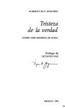 Tapa de Tristeza de la verdad