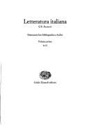 Tapa de Letteratura italiana