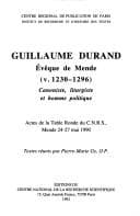 Tapa de Guillaume Durand